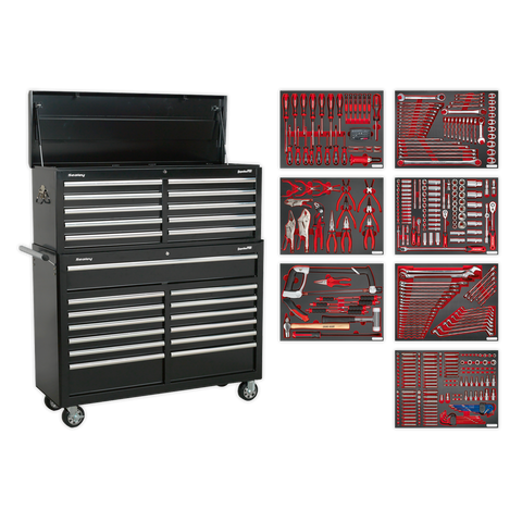 Sealey Superline PRO® Tool Chest Combination 23 Drawer with 446pc Tool Kit