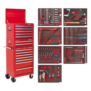 Sealey Superline PRO® Tool Chest Combination 14 Drawer with 446pc Tool Kit