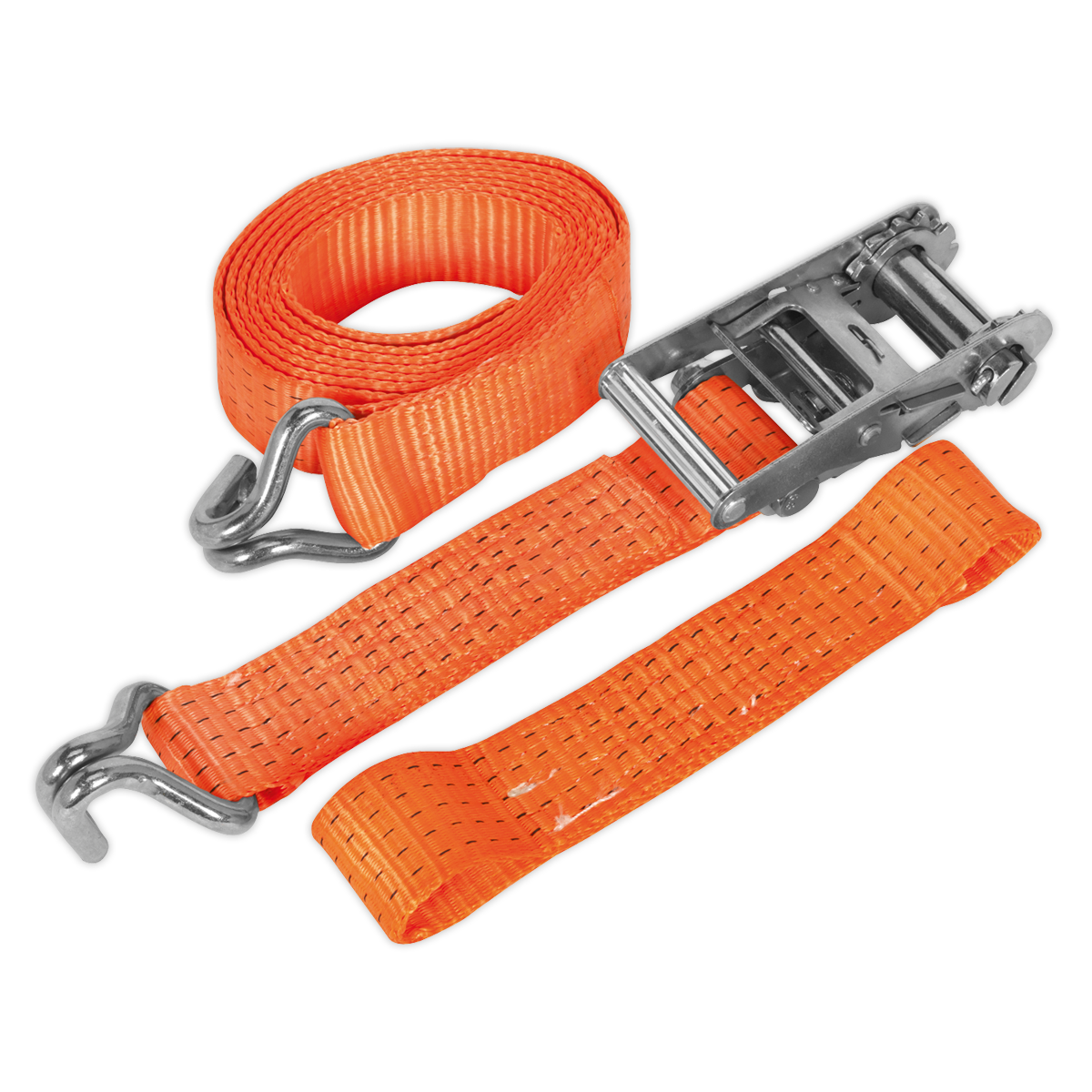 Sealey Alloy Wheel Car Transporter Ratchet Strap 50mm x 3m 5000kg