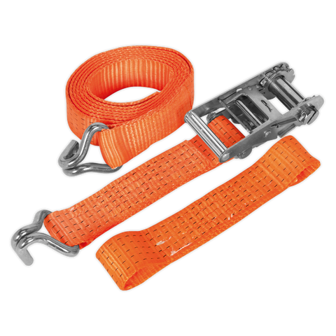 Sealey Alloy Wheel Car Transporter Ratchet Strap 50mm x 3m 5000kg