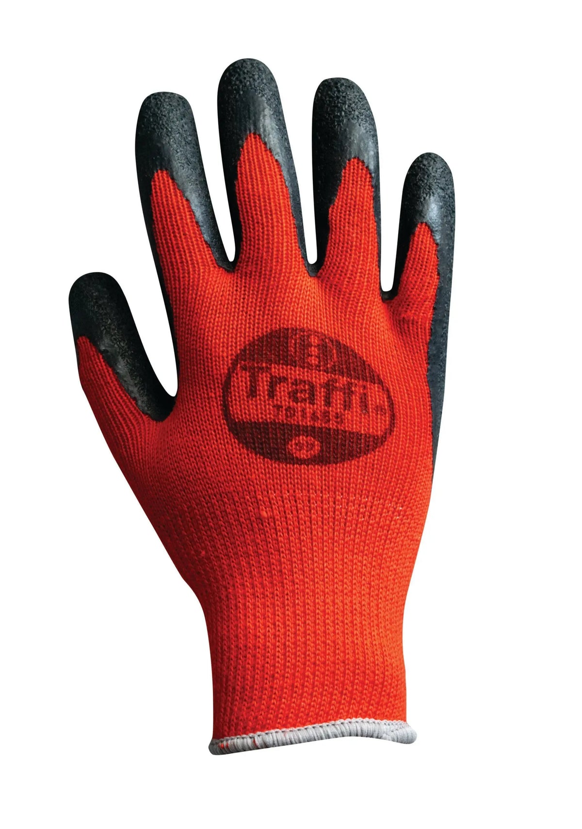 Traffi TG1655 Polycotton Crinkle Latex Cut Level 1 Safety Glove - Pack of 100 Traffi 