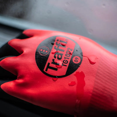 Traffi TG1850 Double Dipped Cut Level A Safety Glove - Pack of 10 Traffi 