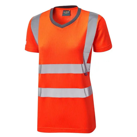 LEO Belstone ISO 20471 Class 2 Comfort EcoViz Women's T Shirt