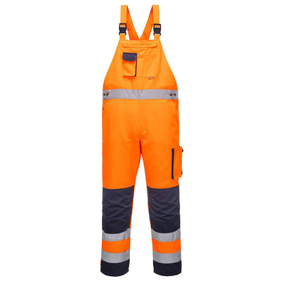 Portwest TX52 Dijon Hi Vis Contrast Work Bib and Brace Portwest 