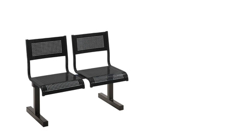 Beam Benches with Steel Seats