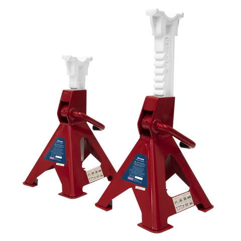 Sealey Ratchet Type Axle Stands (Pair) 3 Tonne Capacity per Stand