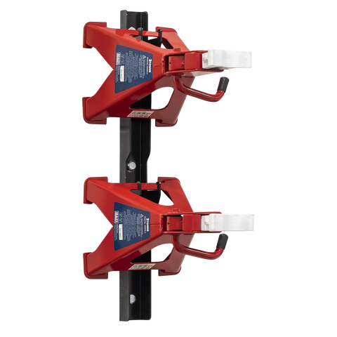 Sealey Axle Stand & Axle Stand Storage Rack Combo 6 Tonne