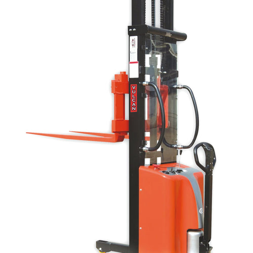 VULCAN Semi Electric Straddle Stacker with Adjustable Forks