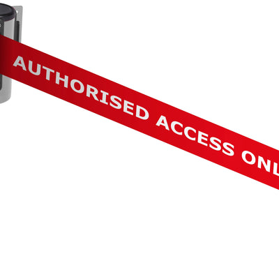 Wall Mounted Belt Barriers - Messaged Belt 1 GPC Industries Ltd 