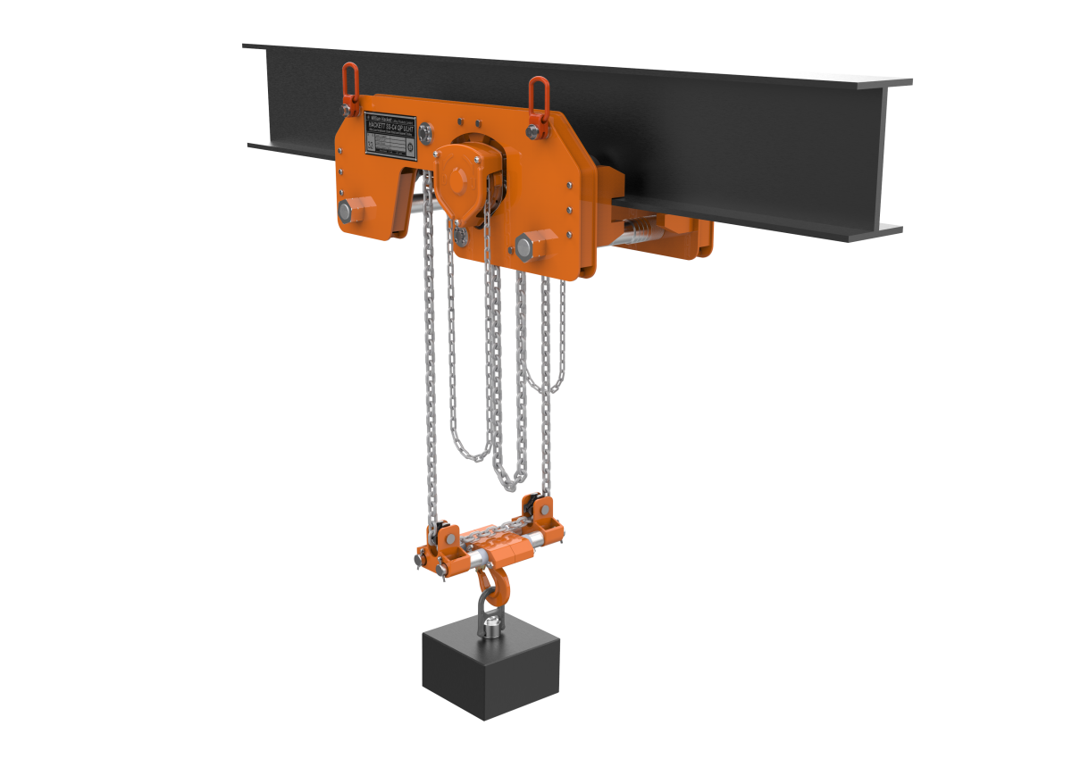 William Hackett SS-C4 QP Ultra Low Headroom Trolley Hoist William Hackett 
