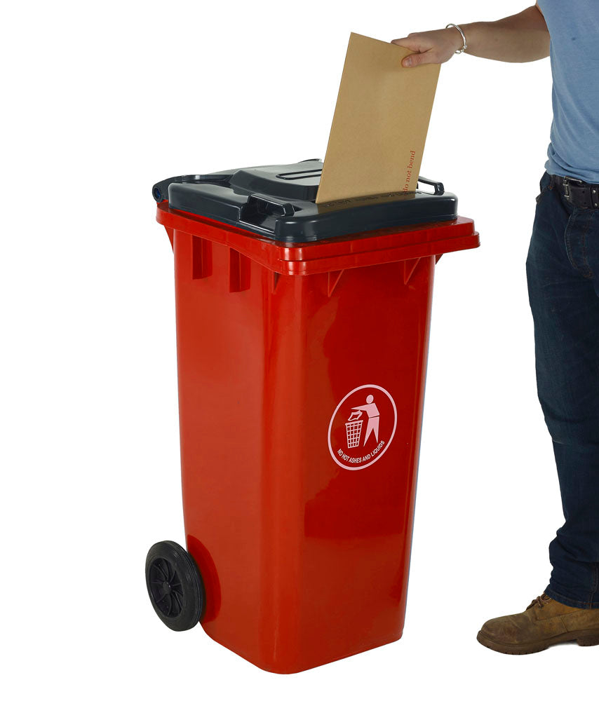 Wheeled Bins with Letter Slot Lid GPC Industries Ltd 