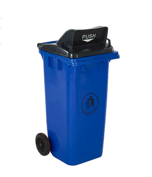 Wheeled Bins with Push Flap Lid