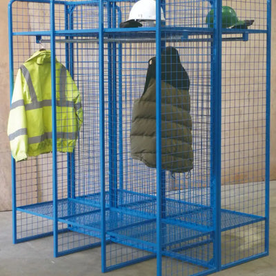 Wire Mesh Storage Compartments - Double Sided Unit GPC Industries Ltd 