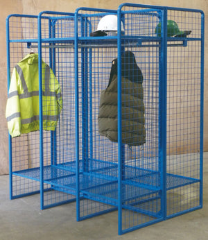 Wire Mesh Storage Compartments - Double Sided Unit