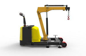 Warrior 900kg Powered Counterbalanced Crane with Slewing Jib