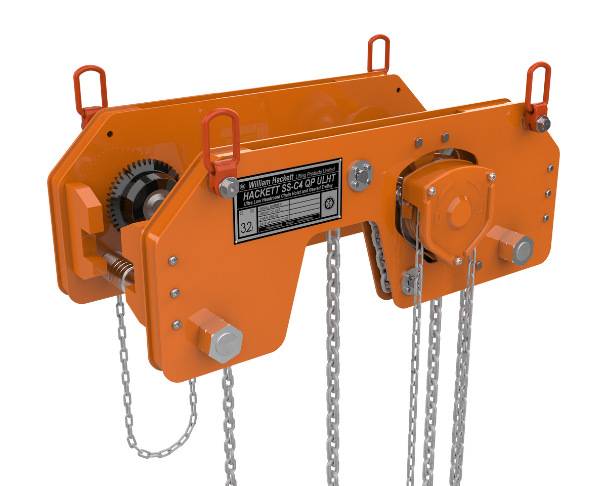 William Hackett SS-C4 QP Ultra Low Headroom Trolley Hoist William Hackett 