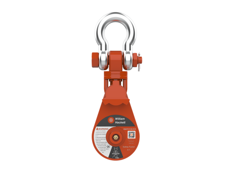 William Hackett HSB Hackett Snatch Block with Shackle