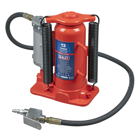 Sealey Air Operated Hydraulic Bottle Jack 12 Tonne