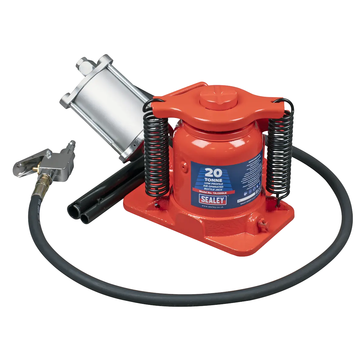 Sealey Low Profile Air Operated Hydraulic Bottle Jack 20 Tonne Sealey 