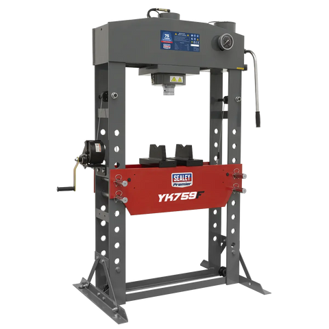 Sealey Premier Hydraulic Floor Type Press 75 Tonne