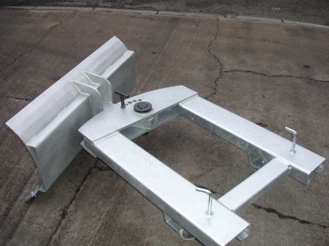 Forklift Adjustable Blade Snow Plough ISP Invicta Attachments 