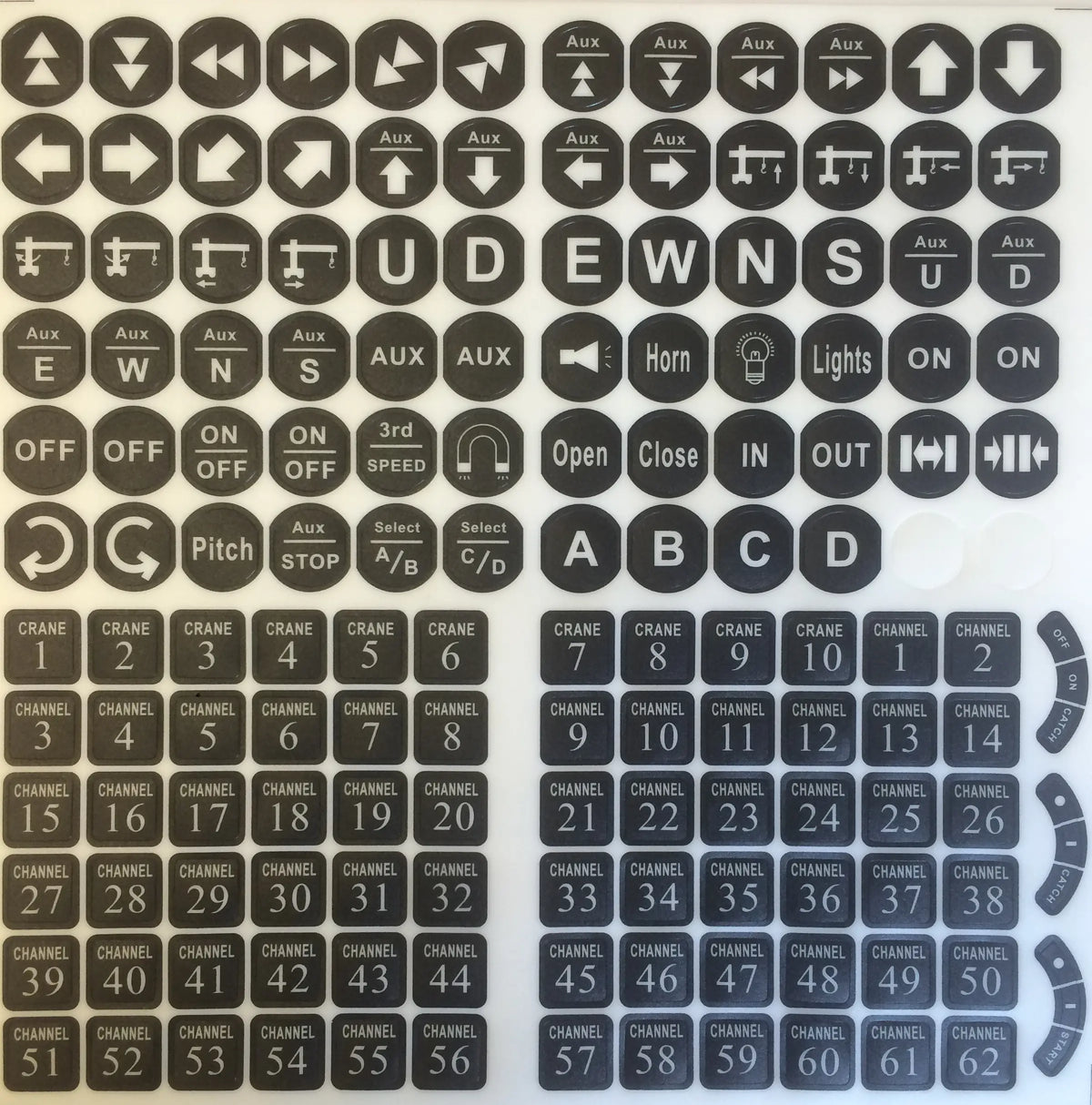 Magnetek Flex Directional Marker Legend Sheet Magnetek 