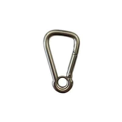 Stainless Steel Asymmetric Carbine Hook with Eyelet Stainlok Stainless Steel Products 