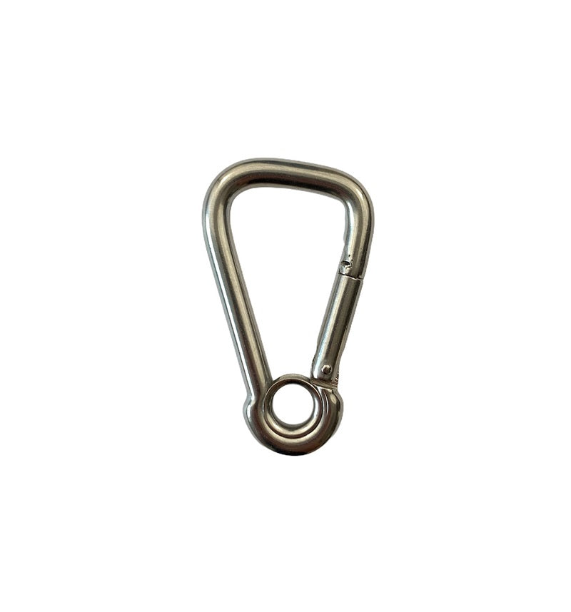 Stainless Steel Asymmetric Carbine Hook with Eyelet Stainlok Stainless Steel Products 
