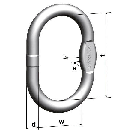 AWI Stainless Steel Master Link Pewag 