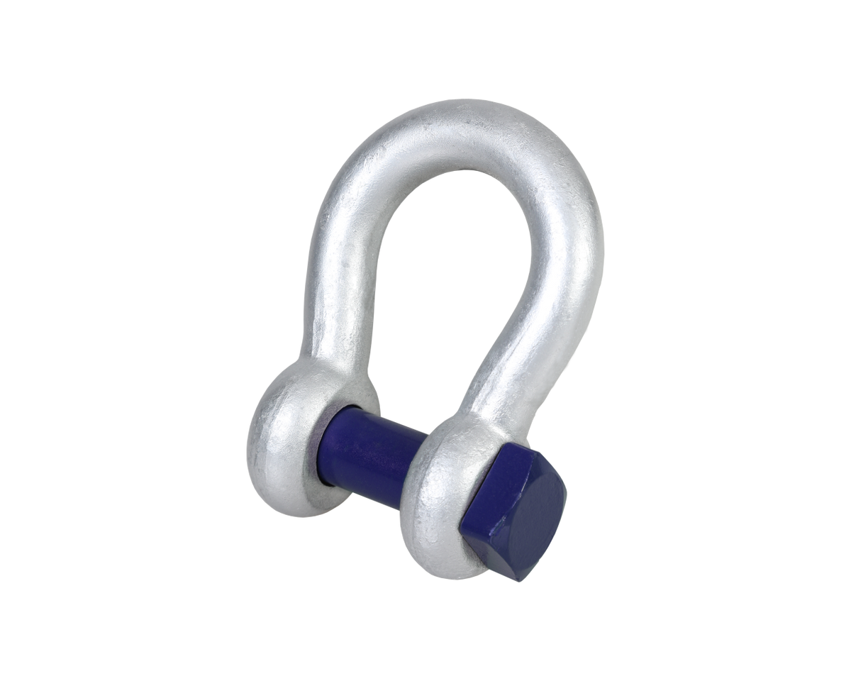 Blue Pin Grade 6 Square Head Bow Shackle
