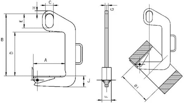 Camlok TCS Universal Turning Hooks Camlok 