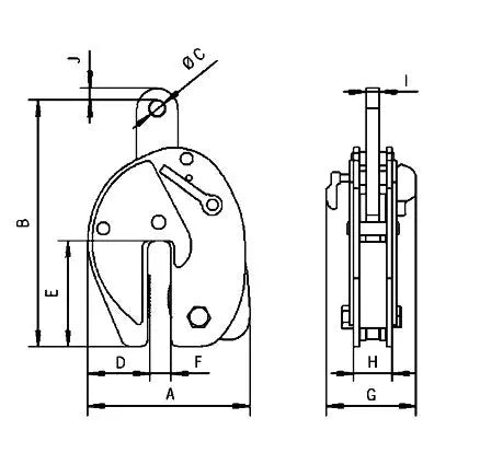 Camlok PP Pile Pulling Clamps Camlok 