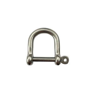 Stainless Steel Captive Pin Wide Jaw Dee Shackle