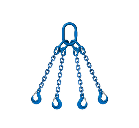 Cobra Plus Grade 10 6mm 4-Leg Chain Slings 3 Tonne