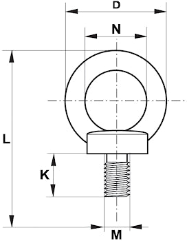 Grade 80 Eyebolt