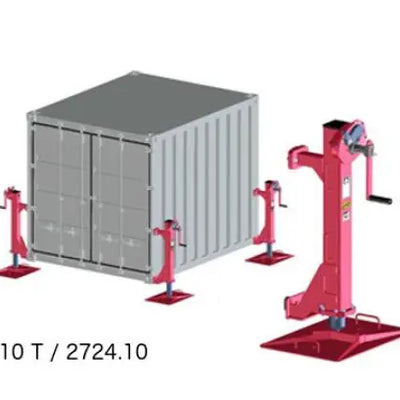 Container Leveling Jacks Haacon 