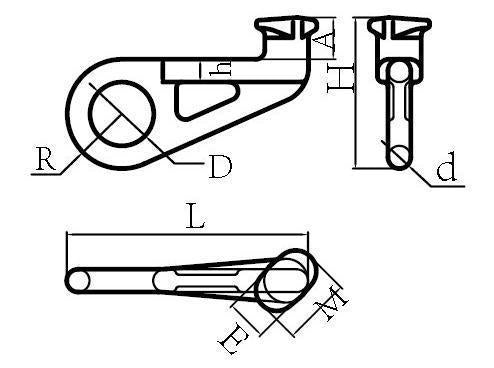 Standard Side Container Lifting Lug (Single) LES - Lifting Equipment Store 