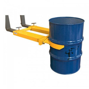 LES DG10UK Single 55 Gallon (210litre) Steel Drum Grab Forklift Attachment