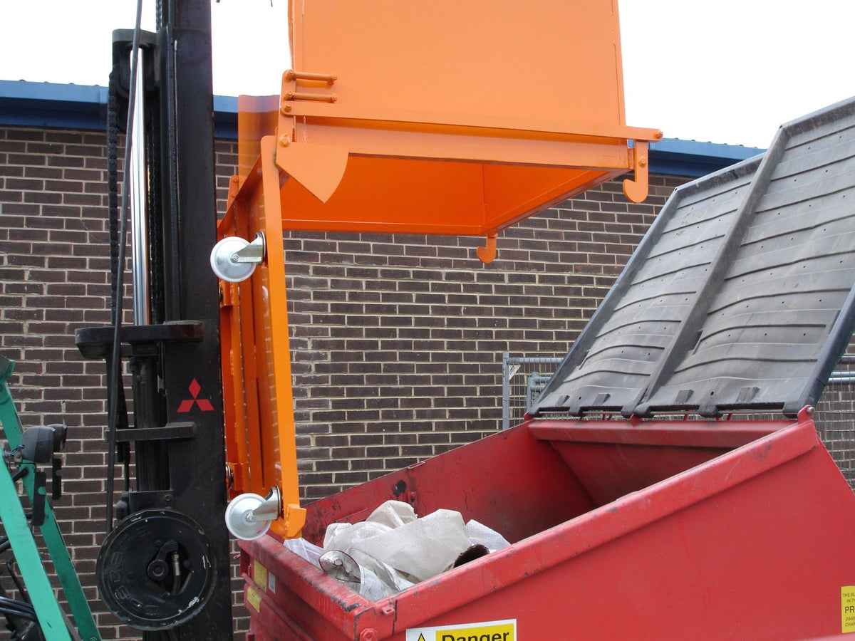 Drop Bottom Skip (Forklift) Invicta Attachments 