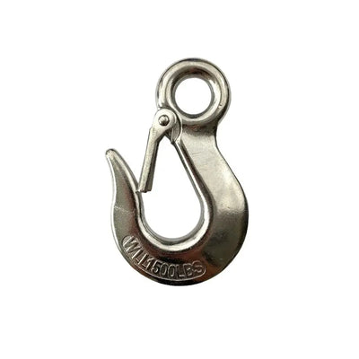 Stainless Steel Eye Slip Hook with Safety Catch Stainlok Stainless Steel Products 