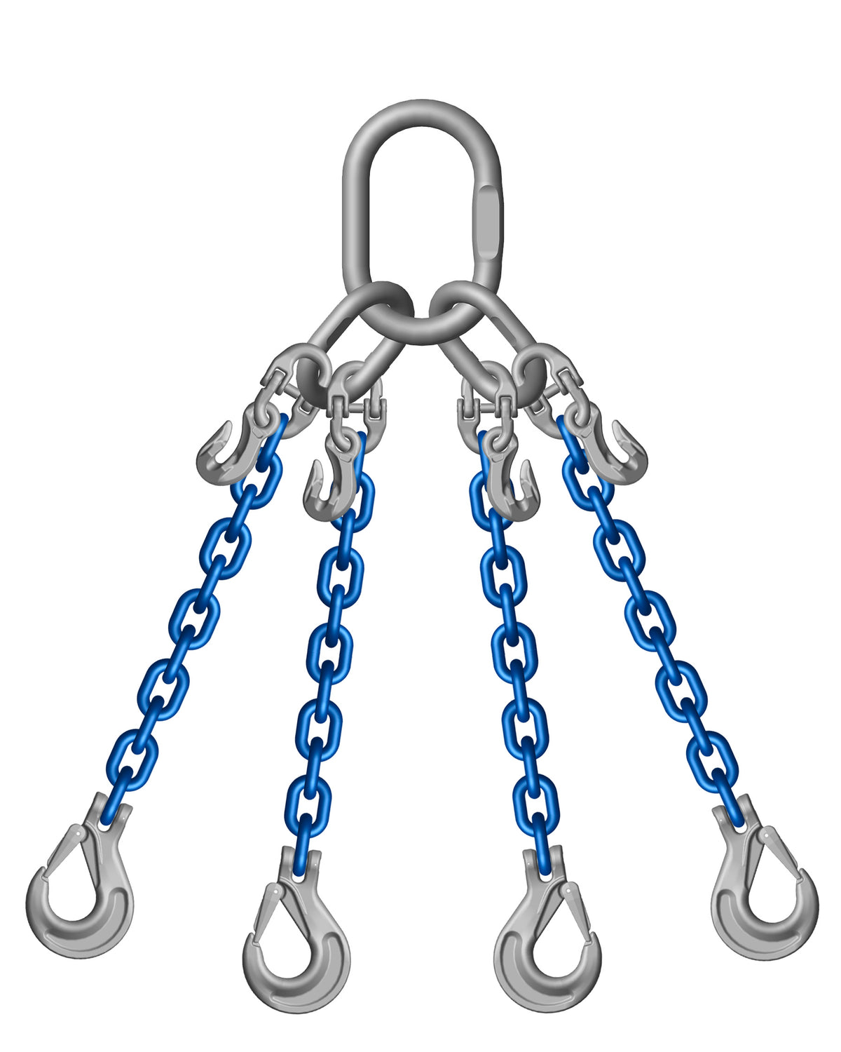 Grade 10 4 Leg 13mm Chain Slings 14.00 Tonne