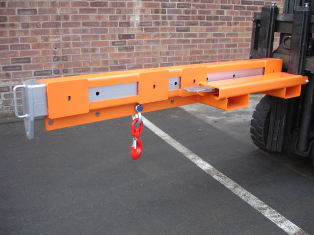 Low Profile Extending Forklift Jib ILEP Invicta Attachments 