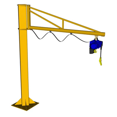 Free Standing Over-Braced Jib Crane 2m Arm EliteReach Jibs 
