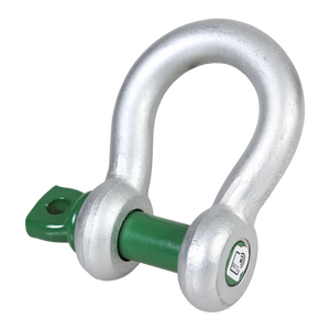 Green Pin Standard Bow Shackles With Screw Collar Pin