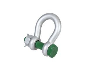 Green Pin Standard Bow Shackles with Fixed Nut Safety Pin