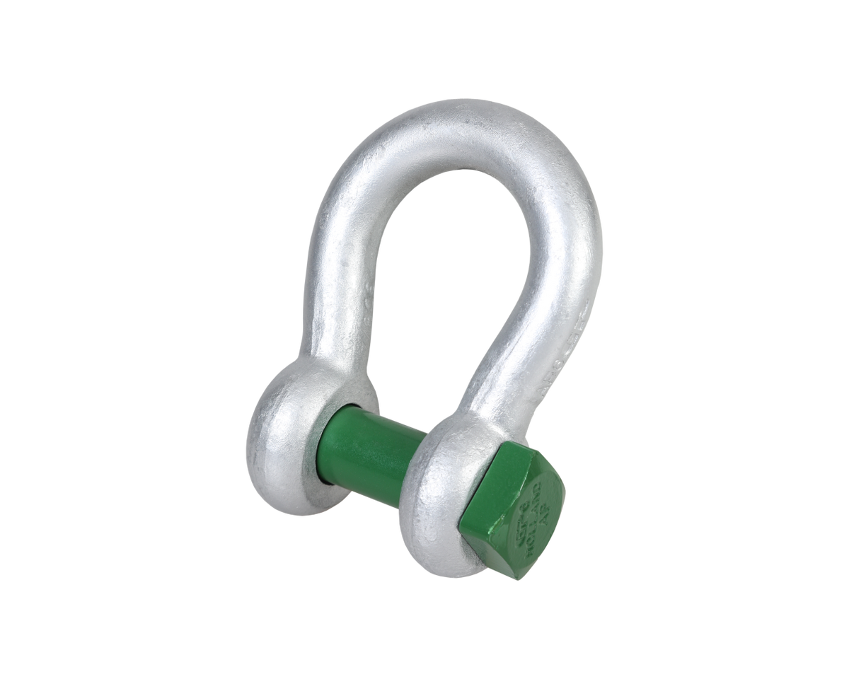 Green Pin Square Head Bow Shackles