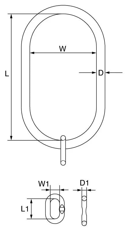 Grade 10 Single Leg Master Link  (CMLS Series) Kito 
