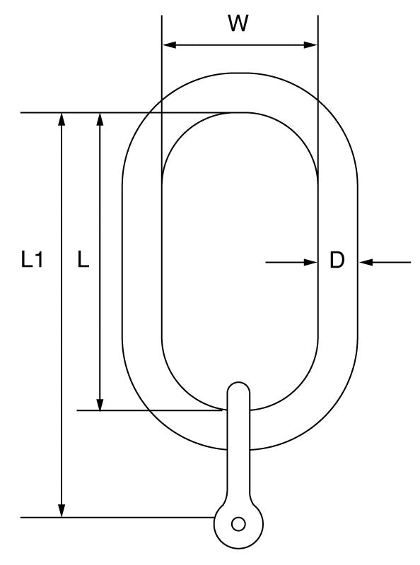 Grade 10 Single Leg Master Link (DCR1 Series)