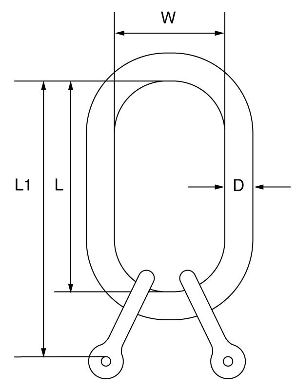 Grade 10 2 Leg Master Link (DCR2 Series) Kito 