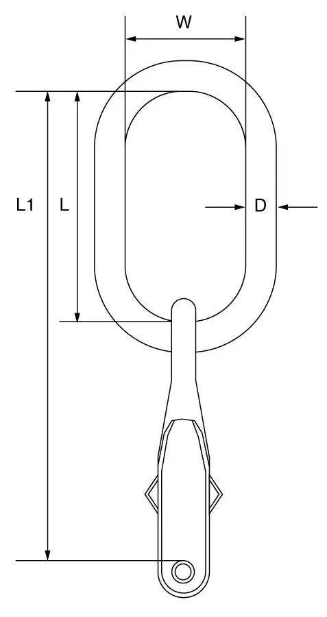 Grade 10 Single Leg Master Link (DG1 Series) Kito 